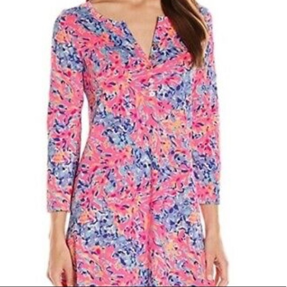 Lilly Pulitzer Dresses & Skirts - Lilly Pulitzer Banyan T-Shirt Dress 3/4 Sleeve